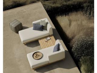 Ethnicraft Outdoor Monocle Sectional Lounge Set