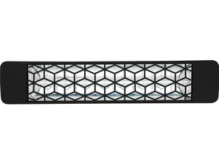 Eurofase Heating 1500 Watt Plug-In Electric Infrared Single Element Outdoor Patio Heater Decor Plate Stella 120V