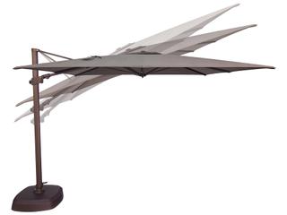 Treasure Garden 10 Foot AG25TSQR Square Cantilever Outdoor Patio Umbrella