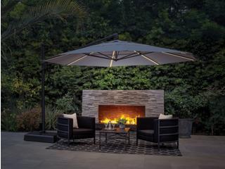 13 foot patio umbrella with solar lights Wonlink Ft/15 FT Large 36/48 LED Lights, Double-Sided Extra Large Outdoor Table Market Umbrellas with Crank : Patio, Lawn & Garden and a convenient crank handle Yaheetech 13 ft. Large Patio