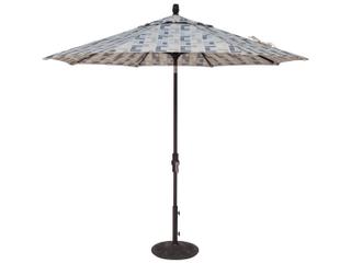 Treasure Garden Special Order Sunbrella Market Aluminum 9 Foot Octagon Collar Tilt Crank Lift Outdoor Patio Umbrella