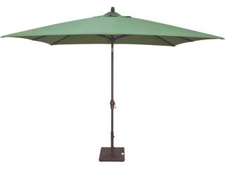 Treasure Garden Special Order Sunbrella Market Aluminum 8 x 10 Foot Rectangular Crank Lift Auto Tilt Outdoor Patio Umbrella
