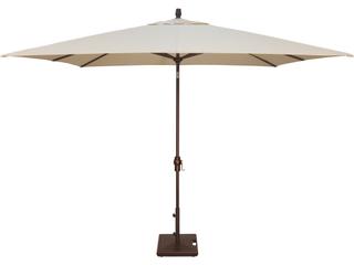 Treasure Garden Special Order Sunbrella Market Aluminum 8 x 10 Foot Rectangular Crank Lift Auto Tilt Outdoor Patio Umbrella