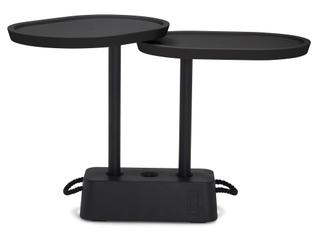 Fatboy Outdoor Brick Buddy Ova End Table in Anthracite