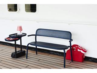 Fatboy Outdoor Brick Buddy Ova End Table in Anthracite