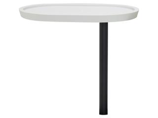 Fatboy Outdoor Brick Buddy Oval End Table in Light Grey