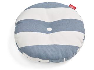 Fatboy Outdoor Circle Pillow in Stripe Ocean Blue
