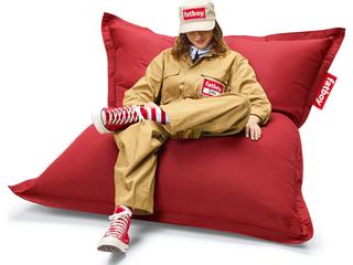 Fatboy Outdoor Original Slim Bean Bag Chair in Red