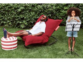 Fatboy Outdoor Original Slim Bean Bag Chair in Red