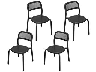 Toni Chair Set (4 Pcs) Anthracite Chair