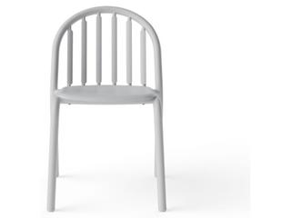 Fatboy Outdoor Fred's Stackable Side Chair in Light Grey