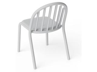 Fatboy Outdoor Fred's Stackable Side Chair in Light Grey
