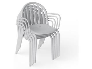 Fatboy Outdoor Fred's Armchair Set (4 Pcs) Light Grey Chair