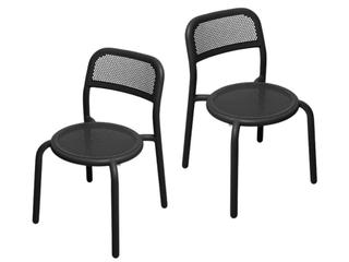 Toni Chair Set (2 Pcs) Anthracite Chair