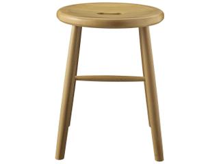 FDB Mobler J27 Natural Beige Accent Stool