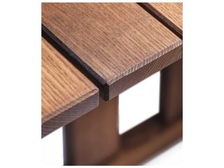 FDB Mobler Outdoor Ermelundene Natural Wood Rectangular Dining Table