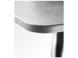 FDB Mobler Outdoor Salto Stone Steel Square Dining Table
