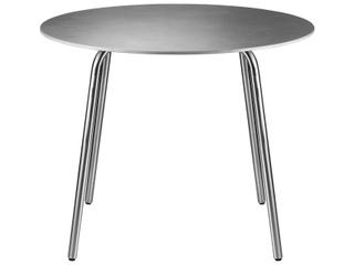 FDB Mobler Outdoor Salto Stone Steel Round Dining Table