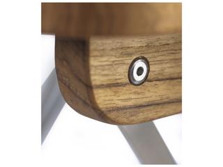 FDB Mobler Outdoor Lilleo Natural Teak Square Dining Table