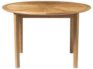 FDB Mobler Outdoor Sammen Natural Teak Round Dining Table