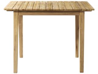 FDB Mobler Outdoor Sammen Natural Teak Square Dining Table
