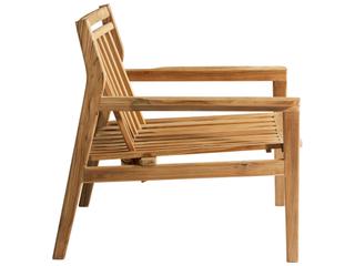 FDB Mobler Outdoor Sammen Natural Teak Lounge Chair