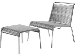 FDB Mobler Outdoor Salto Steel Rope Lounge Set
