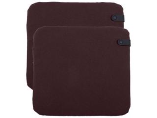 Color Mix Burgundy Patio Cushion Set of 2