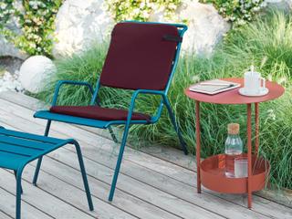 Fermob Color Mix Burgundy Patio Cushion Set of 2