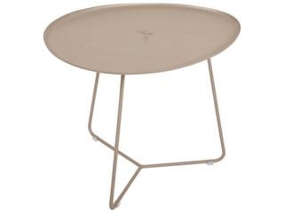 Fermob Cocotte Steel Oval End Table with Removeable Tray