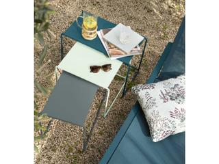 Fermob Oulala Retro Bouquet Steel Rectangular Nesting Tables