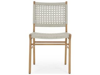 Four Hands Outdoor Solano Natural Teak / Ivory Rope Dining Chair