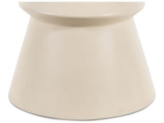 Four Hands Outdoor Lina End Table Parchment White