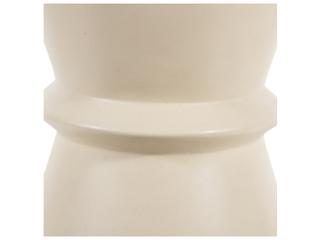 Four Hands Outdoor Lina End Table Parchment White