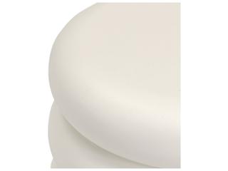 Four Hands Thayer West Round Concrete Ivory Clay End Table