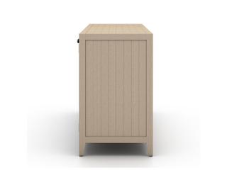 Four Hands Outdoor Solano Washed Brown Teak / Grey Rope Sideboard