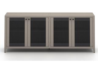 Four Hands Outdoor Solano Weathered Grey Teak / Dark Grey Rope Sideboard