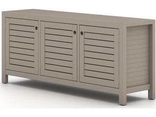 Four Hands Outdoor Solano Weathered Grey Teak Rectangular Sideboard