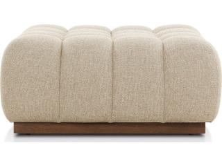 Four Hands Outdoor Solano Teak Cushion Ottoman
