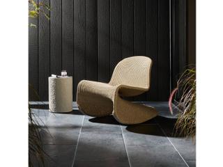 Four Hands Outdoor Grass Roots Vintage White Polypropylene Rocking Chair