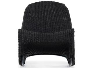 Four Hands Outdoor Grass Roots Vintage Coal Polypropylene Rocking Chair