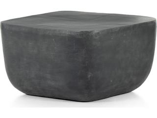 Four Hands Outdoor Marlow Aged Grey Aluminum Square End Table