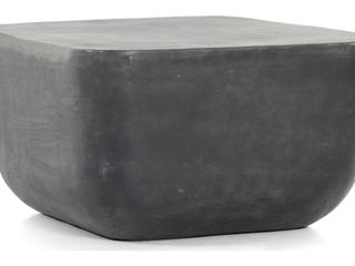 Four Hands Outdoor Marlow Aged Grey Aluminum Square End Table