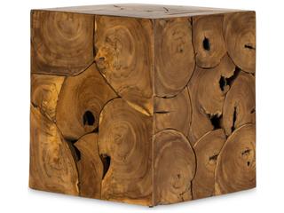 Four Hands Outdoor Providence Teak Root Square End Table