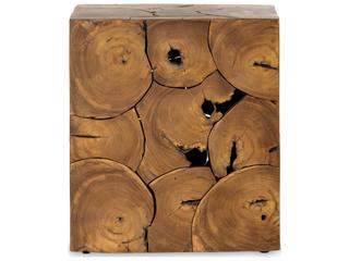 Four Hands Outdoor Providence Teak Root Square End Table