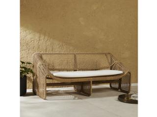 Four Hands Outdoor Selma Sofa Faux Hyacinth