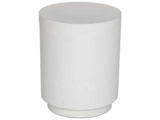 Four Hands Outdoor Javi End Table Matte White Cast Aluminum