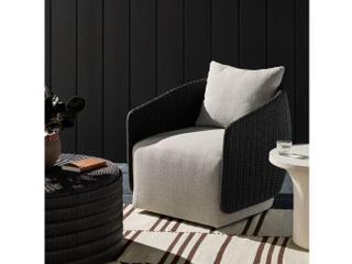 Four Hands Outdoor Solano Wicker Cushion Lounge Chair