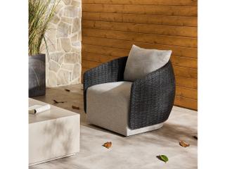 Four Hands Outdoor Solano Wicker Cushion Lounge Chair