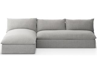 Four Hands Outdoor Grant 2 pc Sectional Faye Ash